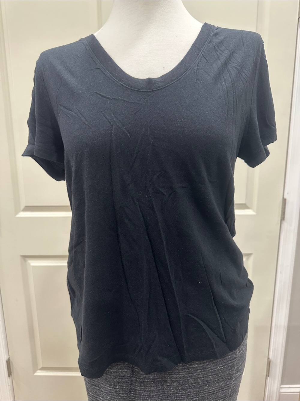 a new day Black Short-Sleeve Crewneck Tee